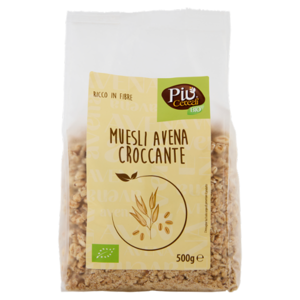 Più Cereali Bio Muesli Croccante Bio Avena Bio 500 g
