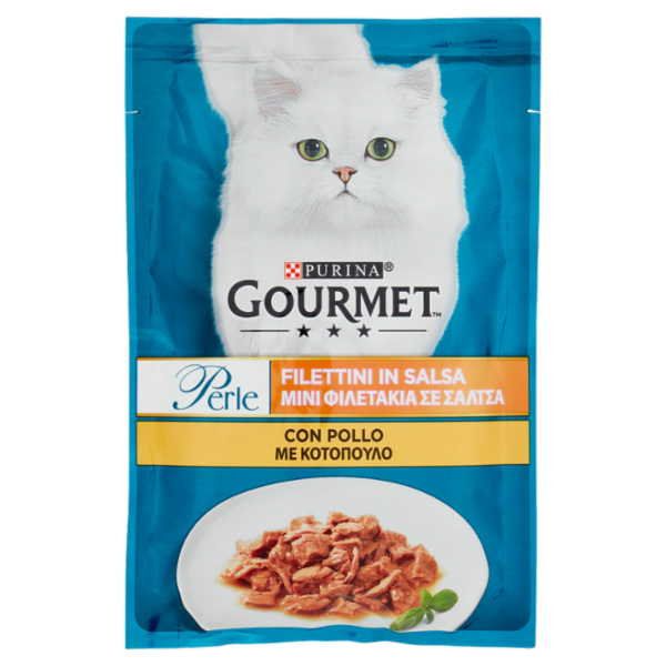 PURINA GOURMET Perle Filettini in Salsa con Pollo 85 g