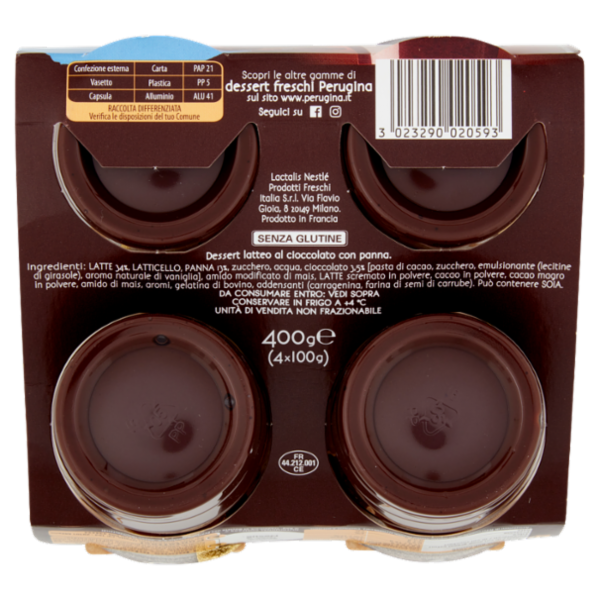 PERUGINA Vortici Cioccolato 4 x 100 g