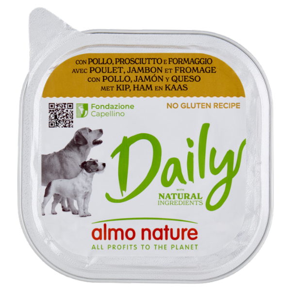 almo nature Daily con Pollo, Prosciutto e Formaggio 300 g