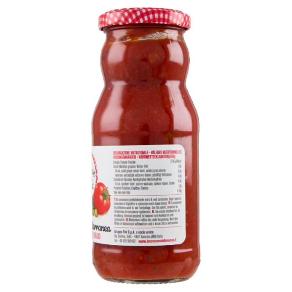 Le Conserve della Nonna Salsa Mediterranea con Capperi e Origano 350 g