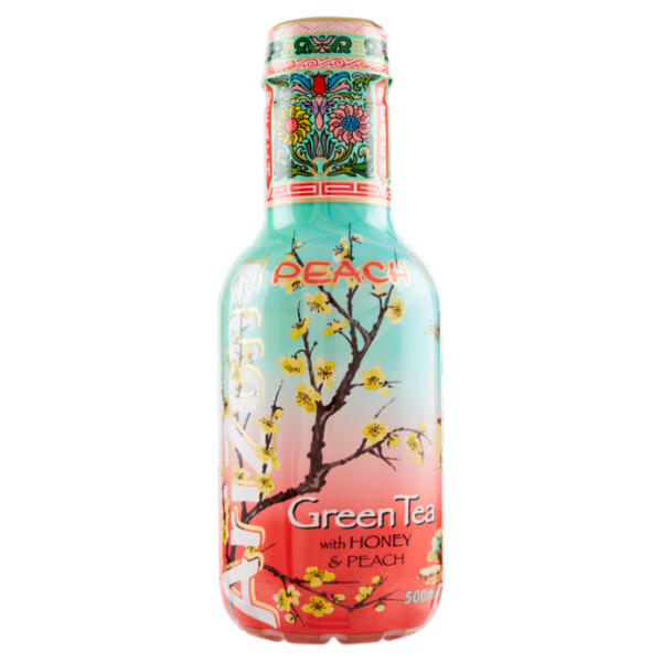 AriZona Green Tea with Honey & Peach 500 ml
