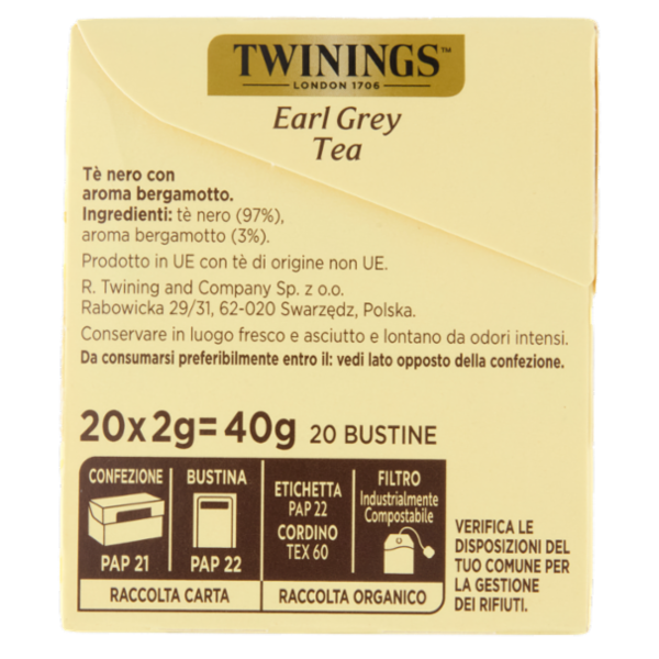 Twinings Classics Earl Grey Tea 40 g