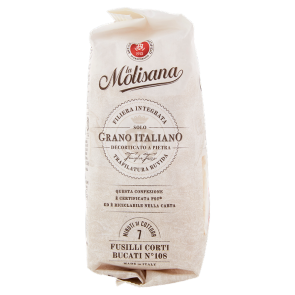 La Molisana 108 Fusilli Corti Bucati 500 g