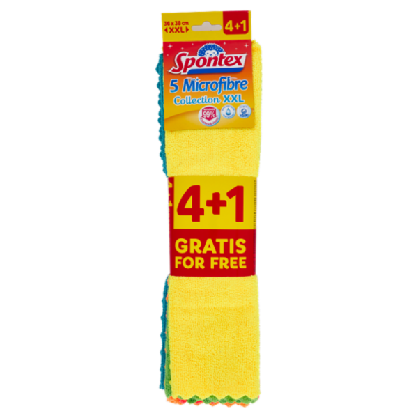Spontex Microfibre Collection XXL 4+1