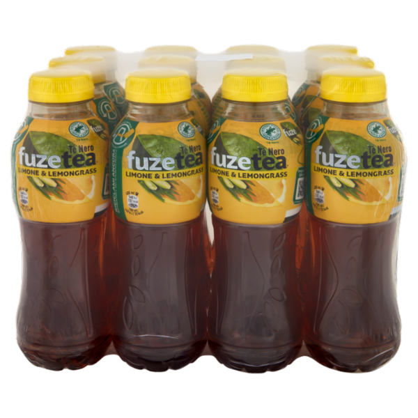 FUZE TEA, Tè Nero Limone con una nota di Lemongrass PET 12 x 400ml