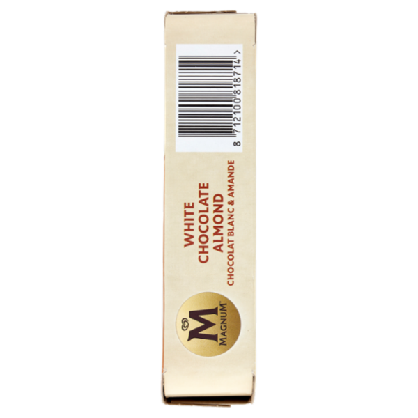 Magnum White Chocolate Almond 4 Gelati 292 g