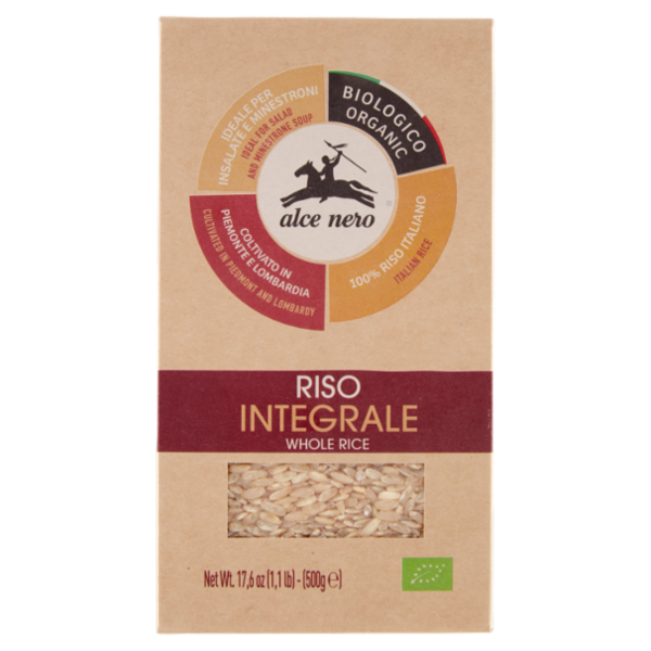 alce nero Riso Integrale 500 g