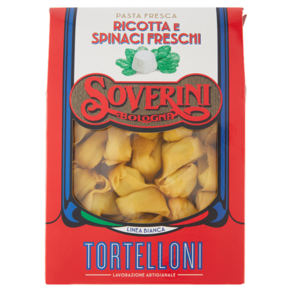 Soverini Tortelloni Ricotta e Spinaci Freschi 250 g