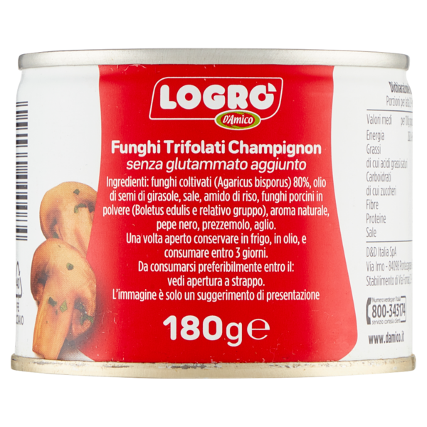 Logrò i Trifolati Funghi Trifolati Champignon 180 g