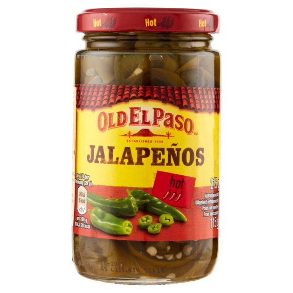Old El Paso Jalapeños hot 215 g