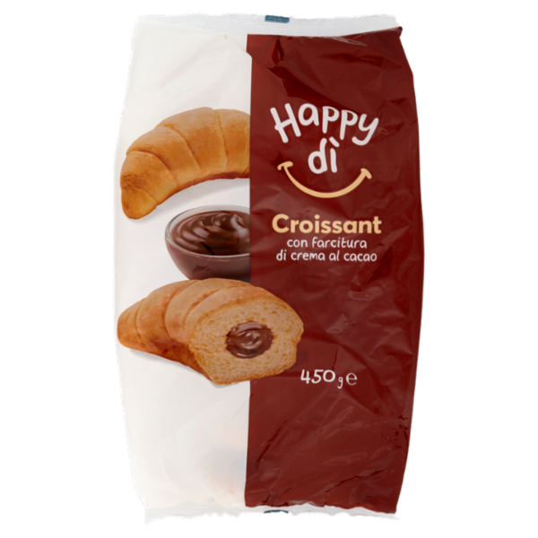Happy dì Croissant con Crema al Cacao 9x50 g