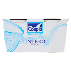 Coapla Yogurt Intero Con Latte Alta Qualità 2 x 125 g