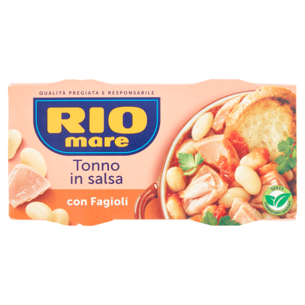 Rio mare Tonno in salsa con Fagioli 2 x 160 g