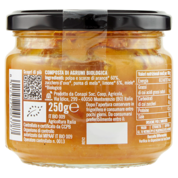 Mielizia Bio Agrumi Sicilia e Calabria 250 g