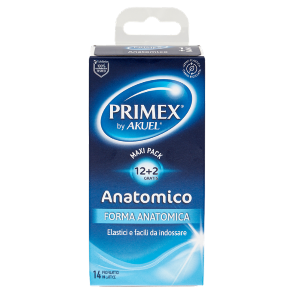 Primex Anatomico Profilattici in Lattice 14 pz