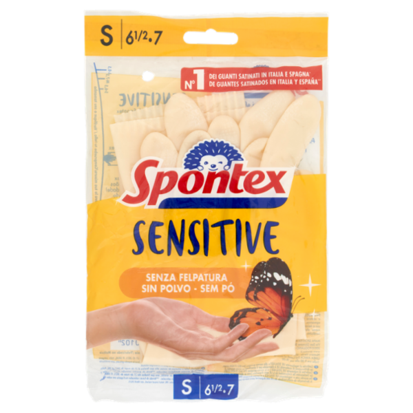 Spontex Guanti Casalinghi Sensitive Taglia S