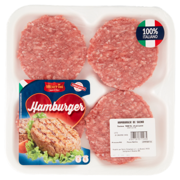 Martini Hamburger di Suino 0,400 kg