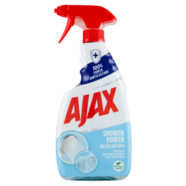 Ajax detersivo Spray Shower Power anticalcare per doccia 600 ml