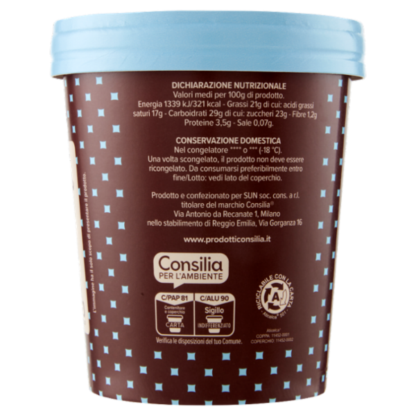 Consilia 20 Gelato Bon Bon al Fiordilatte 180 g