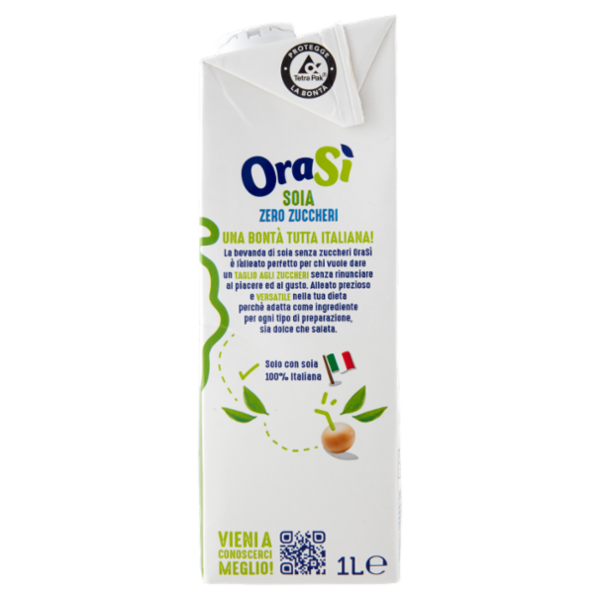 OraSì Soia Zero Zuccheri 1 L