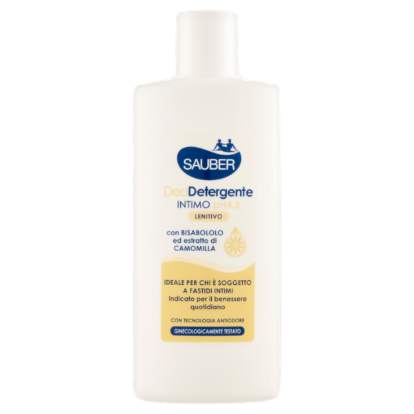 Sauber DeoDetergente Intimo pH4.5 Lenitivo 200 ml