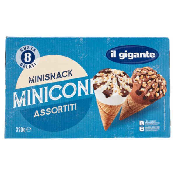 IL GIGANTE Minisnack Miniconi Assortiti 8 x 40 g