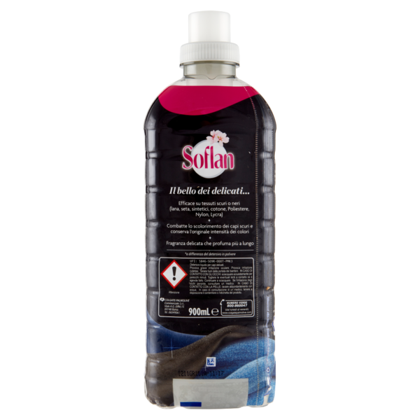 Soflan detersivo liquido, per capi scuri 900 ml