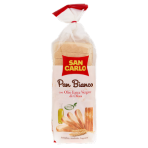 San Carlo Pan Bianco Con Olio Extra Vergine Di Oliva 400 g