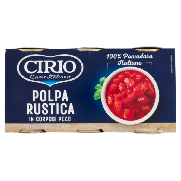 Cirio la Polpa Rustica 3 x 400 g
