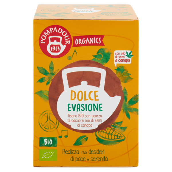 Pompadour Organics Dolce Evasione Bio 15 x 1,8 g