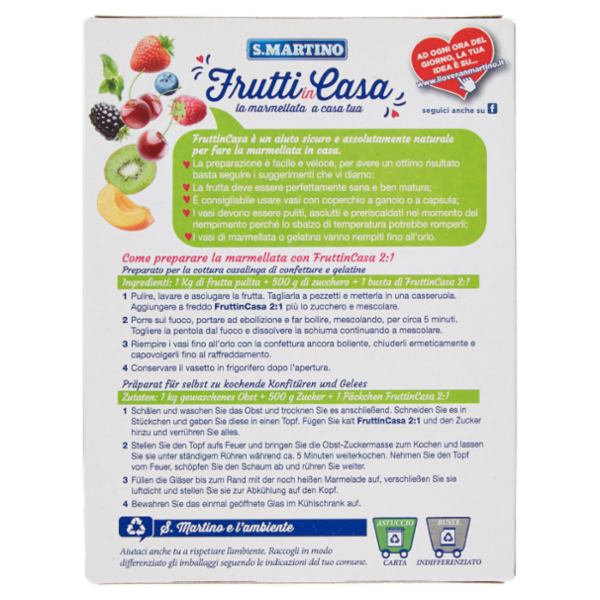 S.Martino Frutti in Casa 2:1 3 buste 75 g