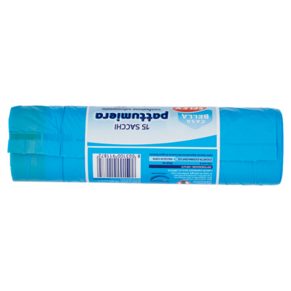 Selex Casa Bella Sacchi Pattumiera Blu Profumati con Maniglie Cm 50X60 15 pezzi