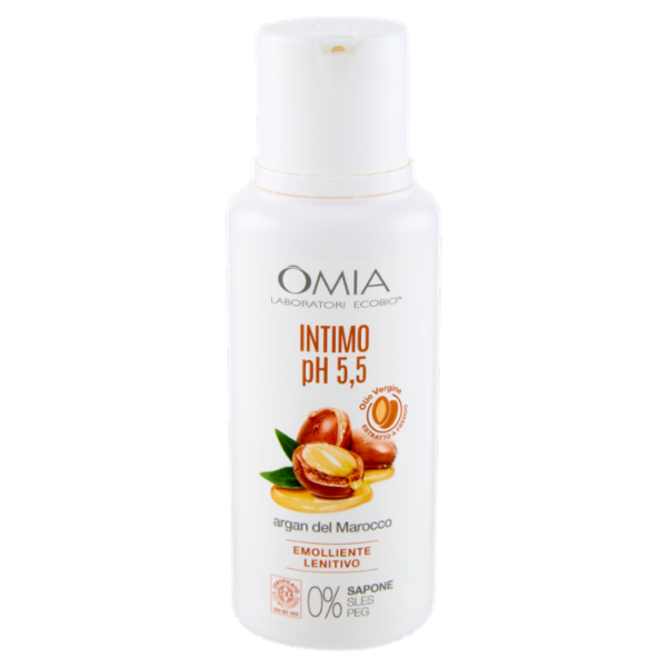 Omia Laboratoires eco biologico Intimo pH 5,5 Emolliente Lenitivo olio di argan 250 ml