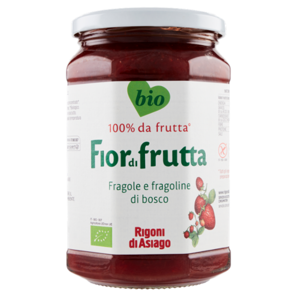 Rigoni di Asiago Fiordifrutta Fragole e fragoline di bosco bio 630 g