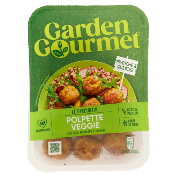 GARDEN GOURMET Polpette di verdure con carote mais e piselli 200g