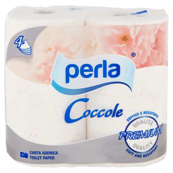 perla Coccole Carta Igienica 4 pz