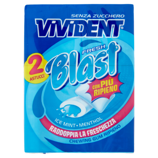 Vivident Fresh Blast Ice Mint Menthol 2 x 30 g