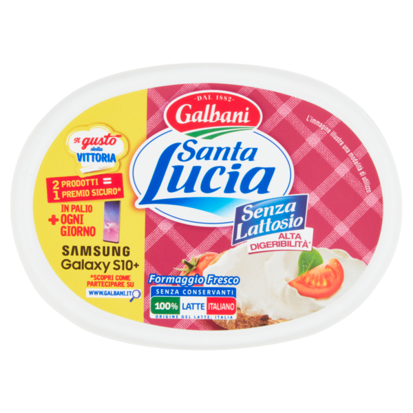 Galbani Santa Lucia Formaggio Fresco Senza Lattosio 150 g