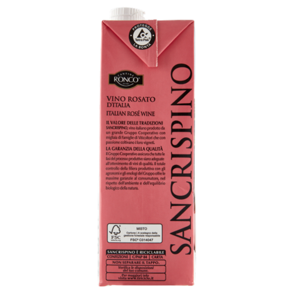 San Crispino Rosato d'Italia 1 l