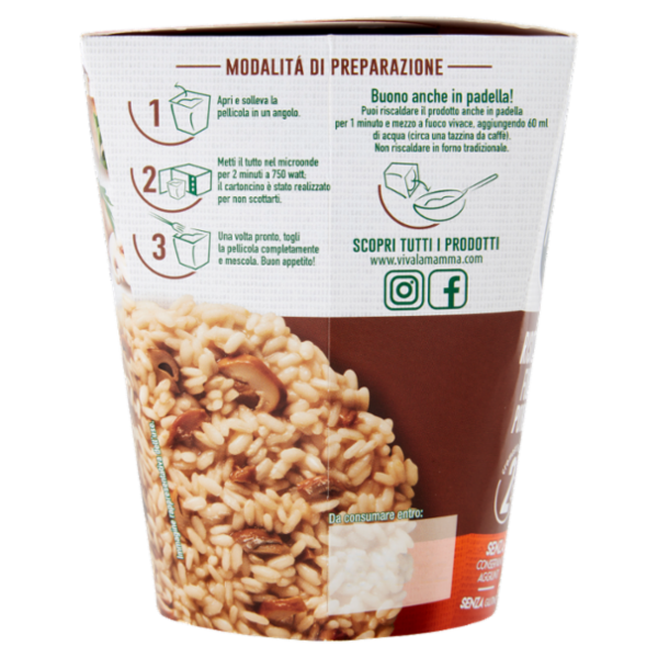 Viva la Mamma Risotto con Funghi Porcini 300 g