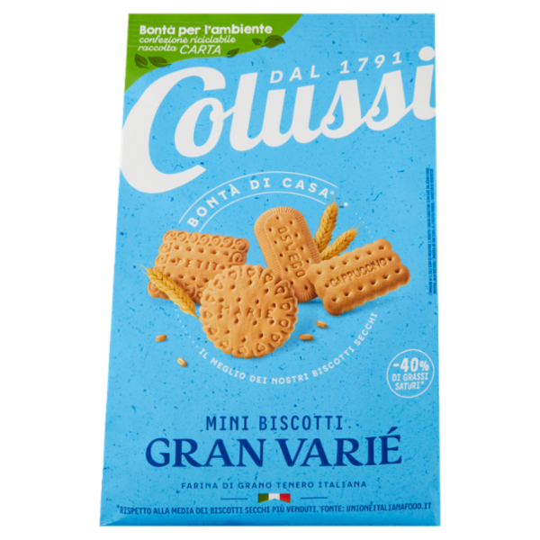 Colussi Mini Biscotti Gran Varié 650 g