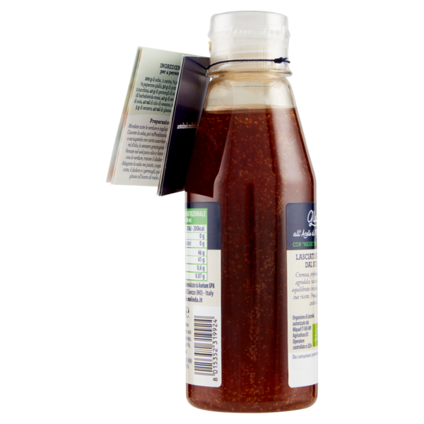 Melinda Bio Glassa all'Aceto di Mele Biologico 215 ml