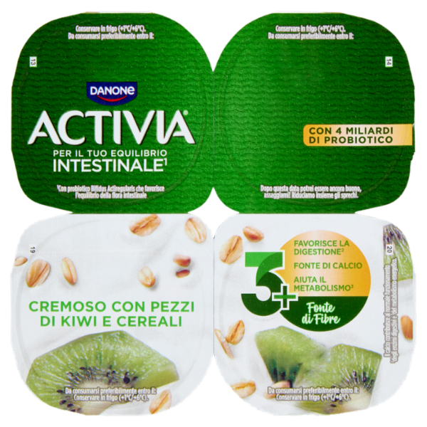 Activia Fibre Kiwi cereali 4 x 125 g