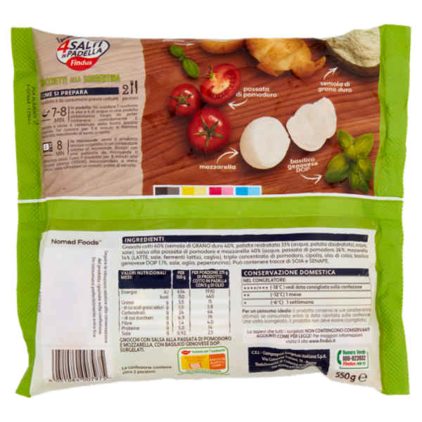 4 Salti in Padella Findus Gnocchetti alla Sorrentina 550 g