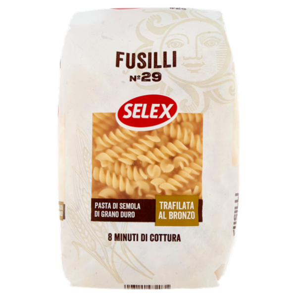 Selex Pasta di Semola Trafilata al Bronzo Fusilli 500 g
