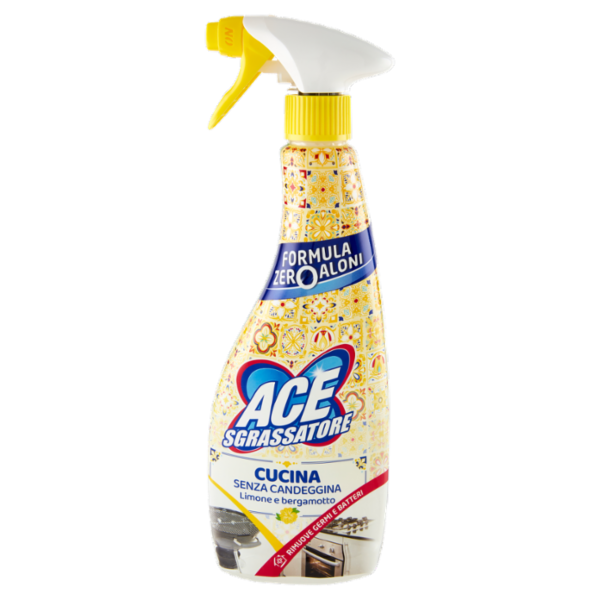 Ace Sgrassatore Cucina Senza Candeggina Limone e bergamotto 500 ml
