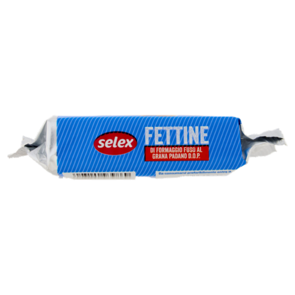 Selex Fettine di Formaggio Fuso al Grana Padano 8 Fette 200 g