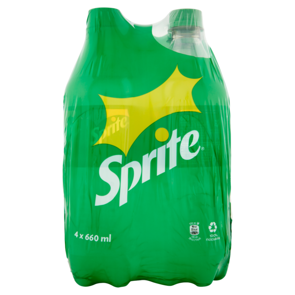 SPRITE, Bibita gassata 660 ml x4 (PET)