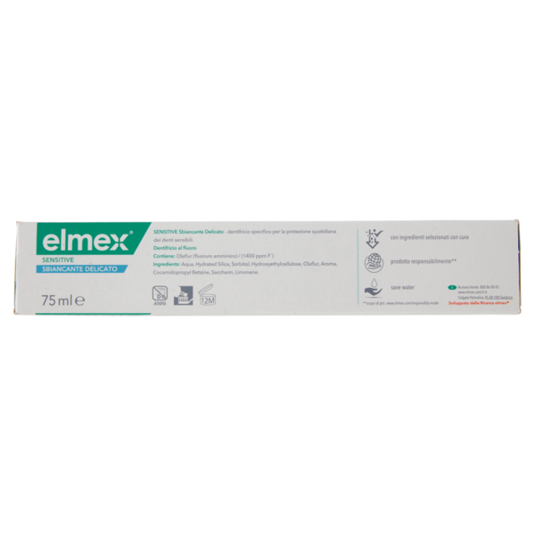elmex dentifricio Sensitive Sbiancante denti sensibili 75 ml